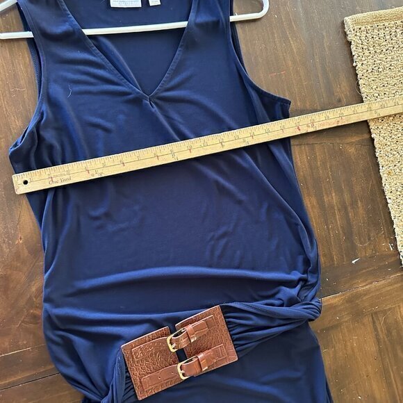 New York & Co Navy Blue‎ Long Dress   Size Medium - Picture 9 of 9